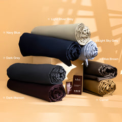 Ruh-e-Mehfil Imported Wash & Wear (TR Fabric) - Dark Maroon